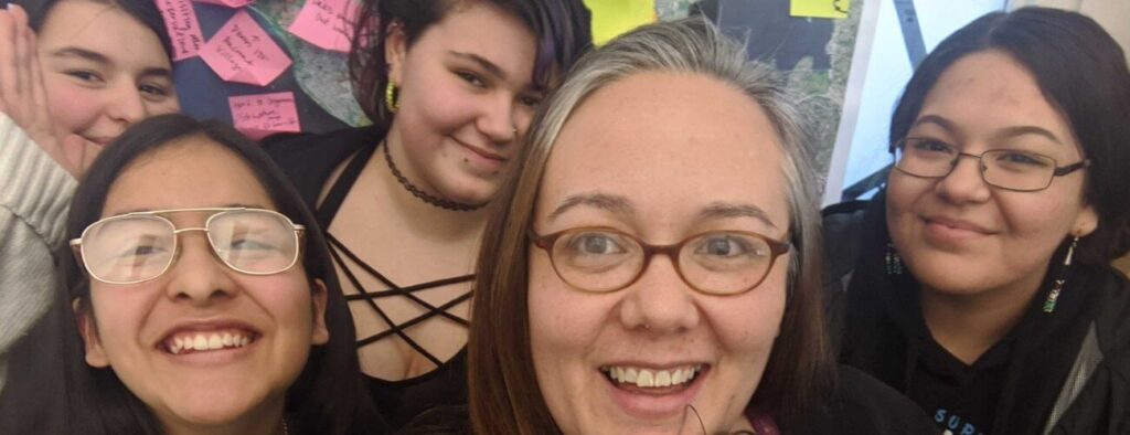 Native Girls Code students